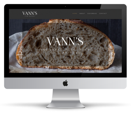 Vann's Fine Bakery Website